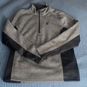 Spyder Gray and Black Ski Jacket